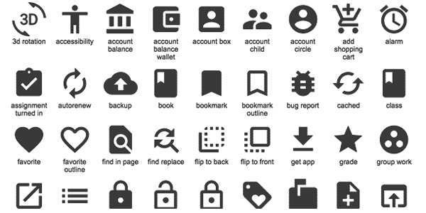 Google Design Offers Open-Source System Icons Pack